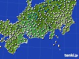 東海地方のアメダス実況(気温)(2025年01月23日)