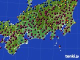 東海地方のアメダス実況(日照時間)(2025年01月24日)
