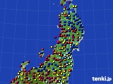 2025年01月26日の東北地方のアメダス(日照時間)