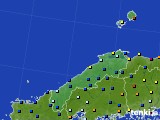2025年01月28日の島根県のアメダス(日照時間)