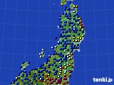 2025年01月29日の東北地方のアメダス(日照時間)