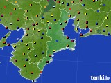 2025年01月29日の三重県のアメダス(日照時間)