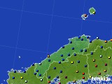 2025年01月29日の島根県のアメダス(日照時間)