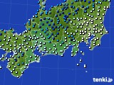 2025年01月29日の東海地方のアメダス(気温)