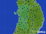 2025年01月29日の秋田県のアメダス(気温)