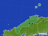 2025年01月31日の島根県のアメダス(積雪深)