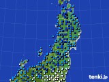 東北地方のアメダス実況(気温)(2025年01月31日)