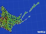 道東のアメダス実況(日照時間)(2025年02月01日)