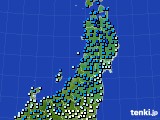 東北地方のアメダス実況(気温)(2025年02月01日)