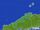 2025年02月02日の島根県のアメダス(積雪深)