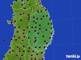 岩手県のアメダス実況(日照時間)(2025年02月02日)
