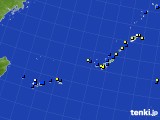 沖縄地方のアメダス実況(風向・風速)(2025年02月04日)