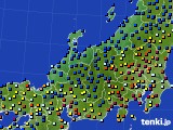 北陸地方のアメダス実況(日照時間)(2025年02月05日)