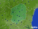 栃木県のアメダス実況(風向・風速)(2025年02月05日)