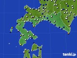 道南のアメダス実況(風向・風速)(2025年02月06日)