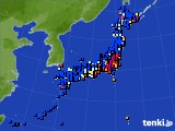 アメダス実況(日照時間)(2025年02月07日)