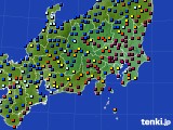 関東・甲信地方のアメダス実況(日照時間)(2025年02月08日)