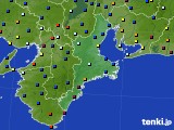 2025年02月08日の三重県のアメダス(日照時間)