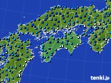 四国地方のアメダス実況(気温)(2025年02月08日)