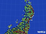 東北地方のアメダス実況(日照時間)(2025年02月09日)