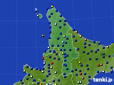 2025年02月09日の道北のアメダス(日照時間)
