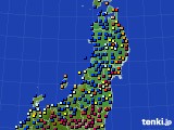 東北地方のアメダス実況(日照時間)(2025年02月11日)