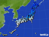 2025年02月11日のアメダス(気温)