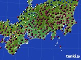 東海地方のアメダス実況(日照時間)(2025年02月14日)