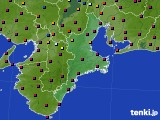 2025年02月14日の三重県のアメダス(日照時間)