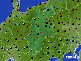 長野県のアメダス実況(日照時間)(2025年02月16日)