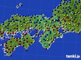 近畿地方のアメダス実況(日照時間)(2025年02月17日)