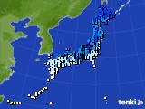 2025年02月19日のアメダス(気温)