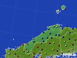 2025年02月22日の島根県のアメダス(日照時間)