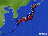 アメダス実況(日照時間)(2025年02月23日)
