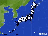 2025年02月23日のアメダス(風向・風速)