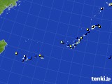 沖縄地方のアメダス実況(風向・風速)(2025年02月24日)