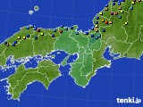 近畿地方のアメダス実況(積雪深)(2025年02月25日)