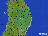 岩手県のアメダス実況(日照時間)(2025年02月25日)
