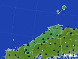 2025年02月28日の島根県のアメダス(日照時間)