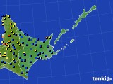 道東のアメダス実況(積雪深)(2025年03月01日)