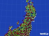 2025年03月01日の東北地方のアメダス(日照時間)