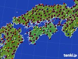 四国地方のアメダス実況(日照時間)(2025年03月01日)