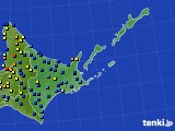 道東のアメダス実況(積雪深)(2025年03月02日)
