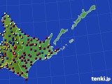 道東のアメダス実況(日照時間)(2025年03月04日)