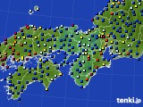近畿地方のアメダス実況(日照時間)(2025年03月08日)