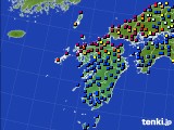 2025年03月08日の九州地方のアメダス(日照時間)