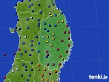 岩手県のアメダス実況(日照時間)(2025年03月08日)