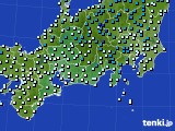 東海地方のアメダス実況(気温)(2025年03月08日)