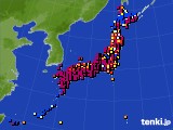 アメダス実況(日照時間)(2025年03月09日)