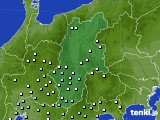 長野県のアメダス実況(降水量)(2025年03月11日)